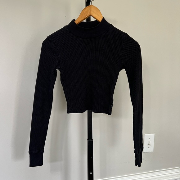 TNA waffle knit long sleeve XS - Picture 1 of 4